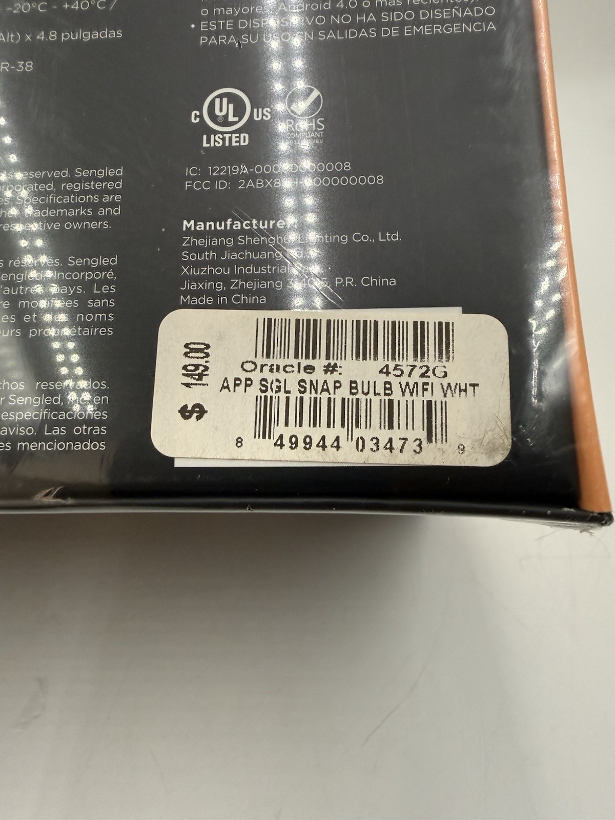 Brand New Sealed Sengled Snap 60W LED Bulb + Wireless Camera Lot Of 2 Sealed New
