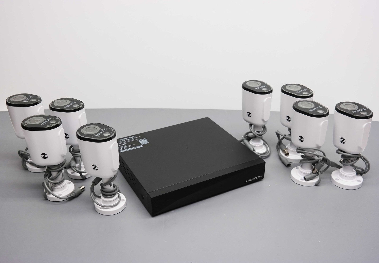 Night Owl FTD4-81-8L 8 Camera Wired 2K 1TB DVR Security System
