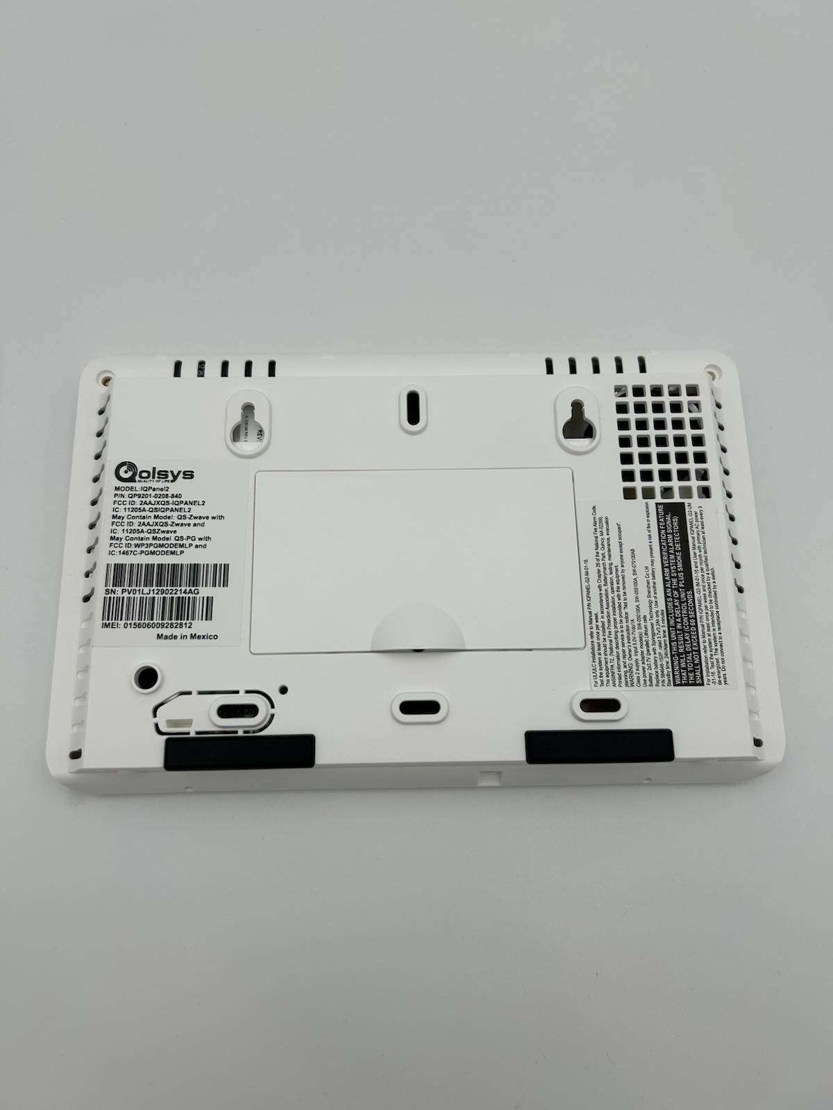 Olsys CPI IQPanel2 Touchscreen Smart Home Hub Display P/N QP9201-0208–840