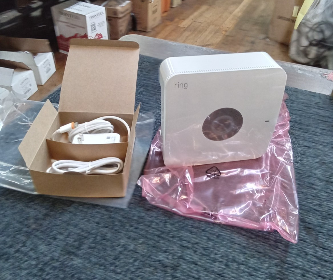 Ring Alarm Pro Base Station 24/7 Backup eero Wi-Fi 6 Router w/ Cord 5AT3T3 New
