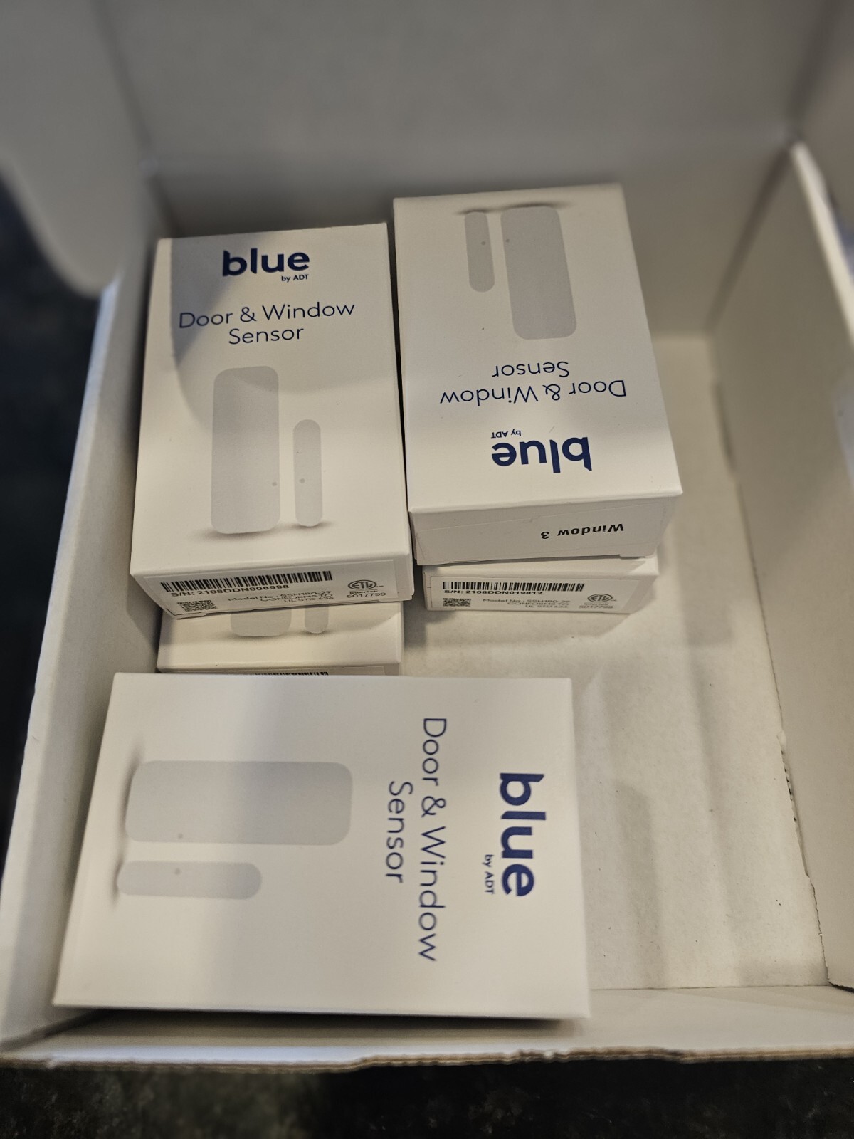 8 Pcs. Blue By ADT Smart Home Full Security System-Safety Seal Intact**NEW**