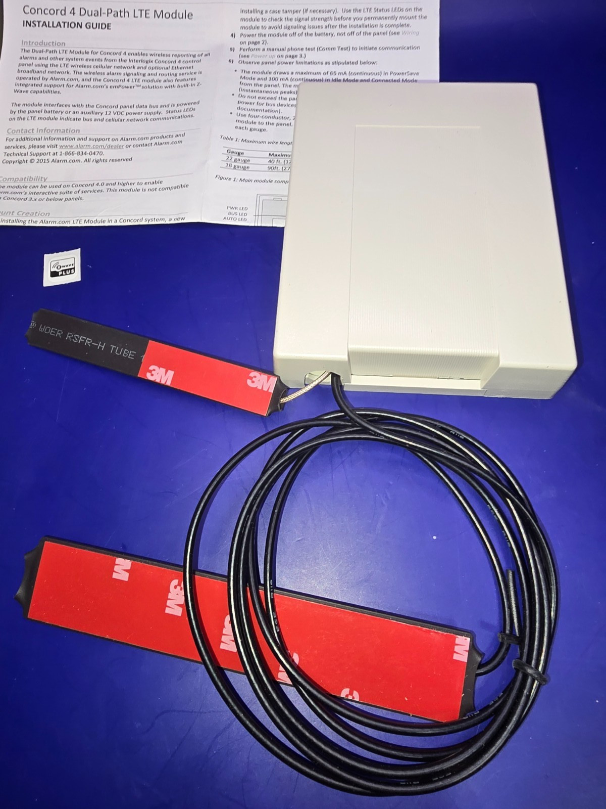 ALARM.COM CD-421-US-VZ Concord 4 Dual-Path LTE Module Gateway Z Wave Interlogix