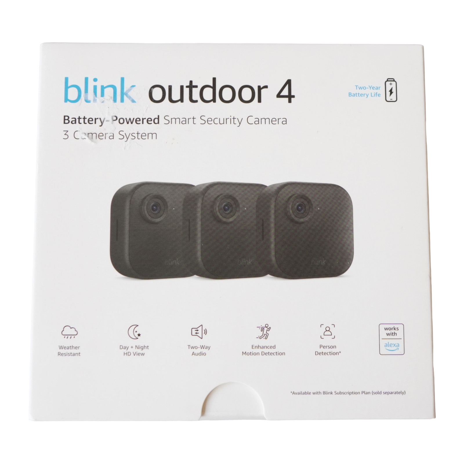 New Sealed Blink Outdoor 4 4th Gen 3-Camera System Smart Home Security Wireless
