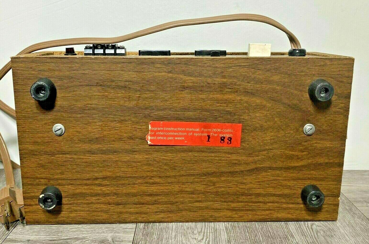 Master Lock Model 2606 Household Burglary Warning System Control Unit Burglar Al