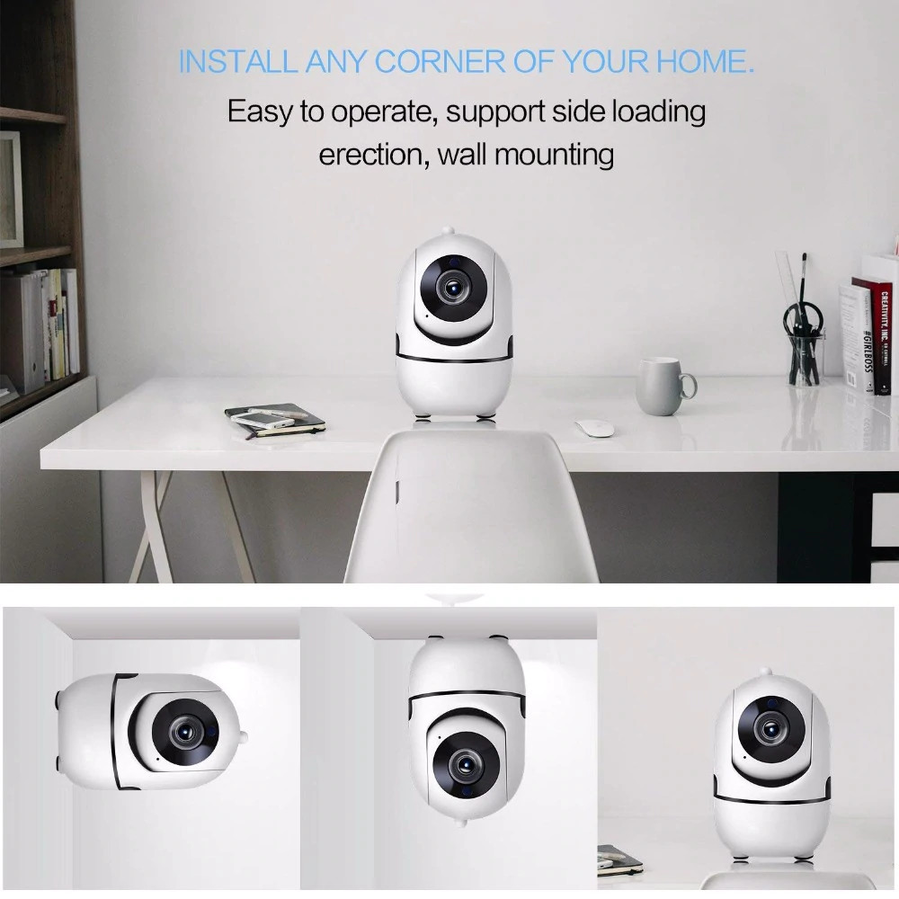 Smart IP Home Security System WiFi Wireless HD 1080p Video Camera w/ 2-way Audio