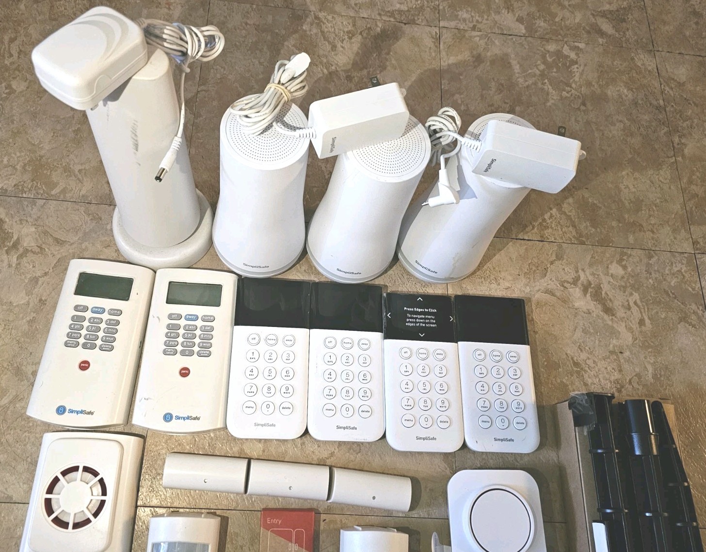SimpliSafe Security System 25+ pc Lot Base Keypad Motion Sensors Towers Camera