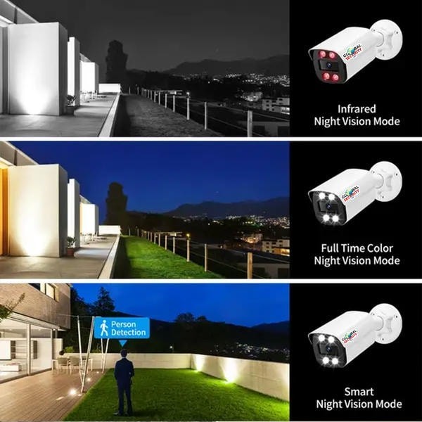 Poe 8mpx 4k 2.8mm IP Camera With Onvif