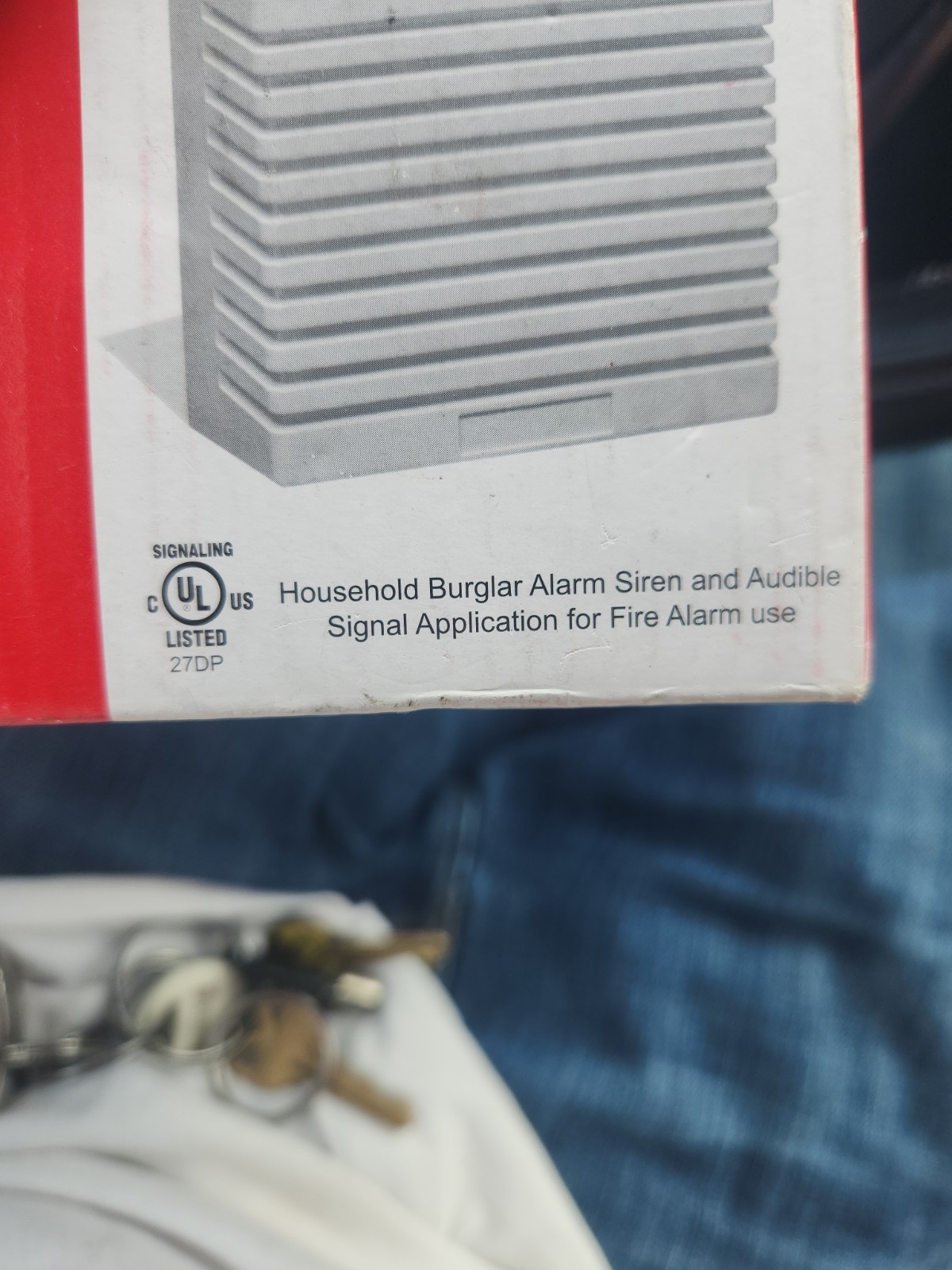 Electronic Burglar Alarm Siren SD 15W-ULF ~ 15 Watt Dual Tone Surface Mount DSC
