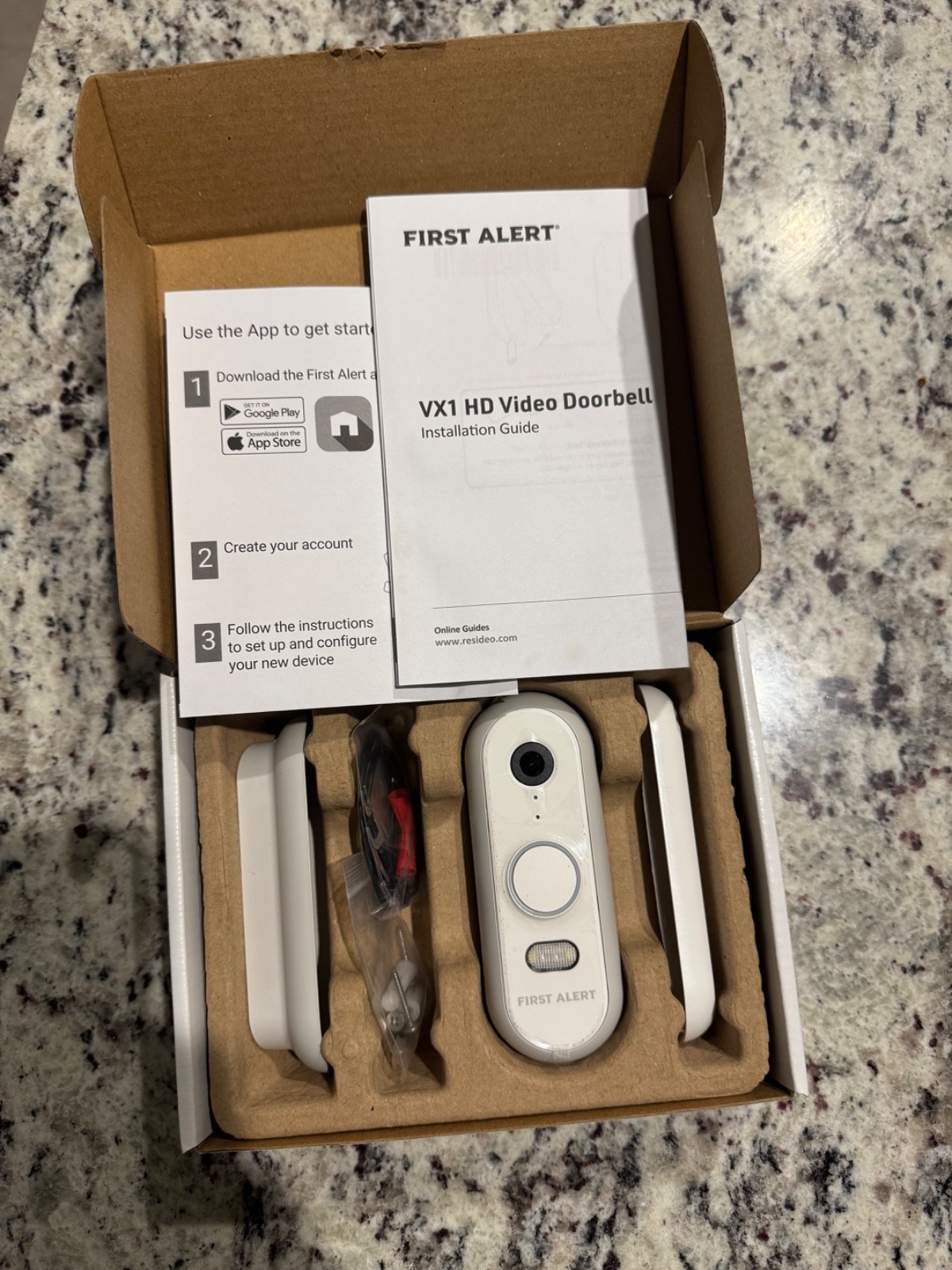 Honeywell/First Alert VX1 HD Video Doorbell