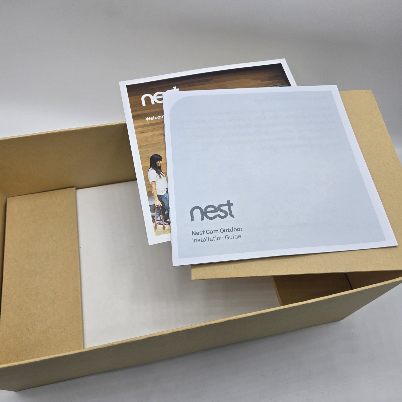 New Open Box Nest Cam Outdoor 1st Gen A0033 NC2100ES 2-Pack | NIB