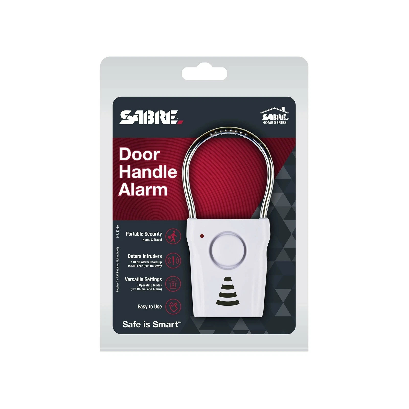 Door Handle Alarm 110dB Loud Wireless Home Travel Security