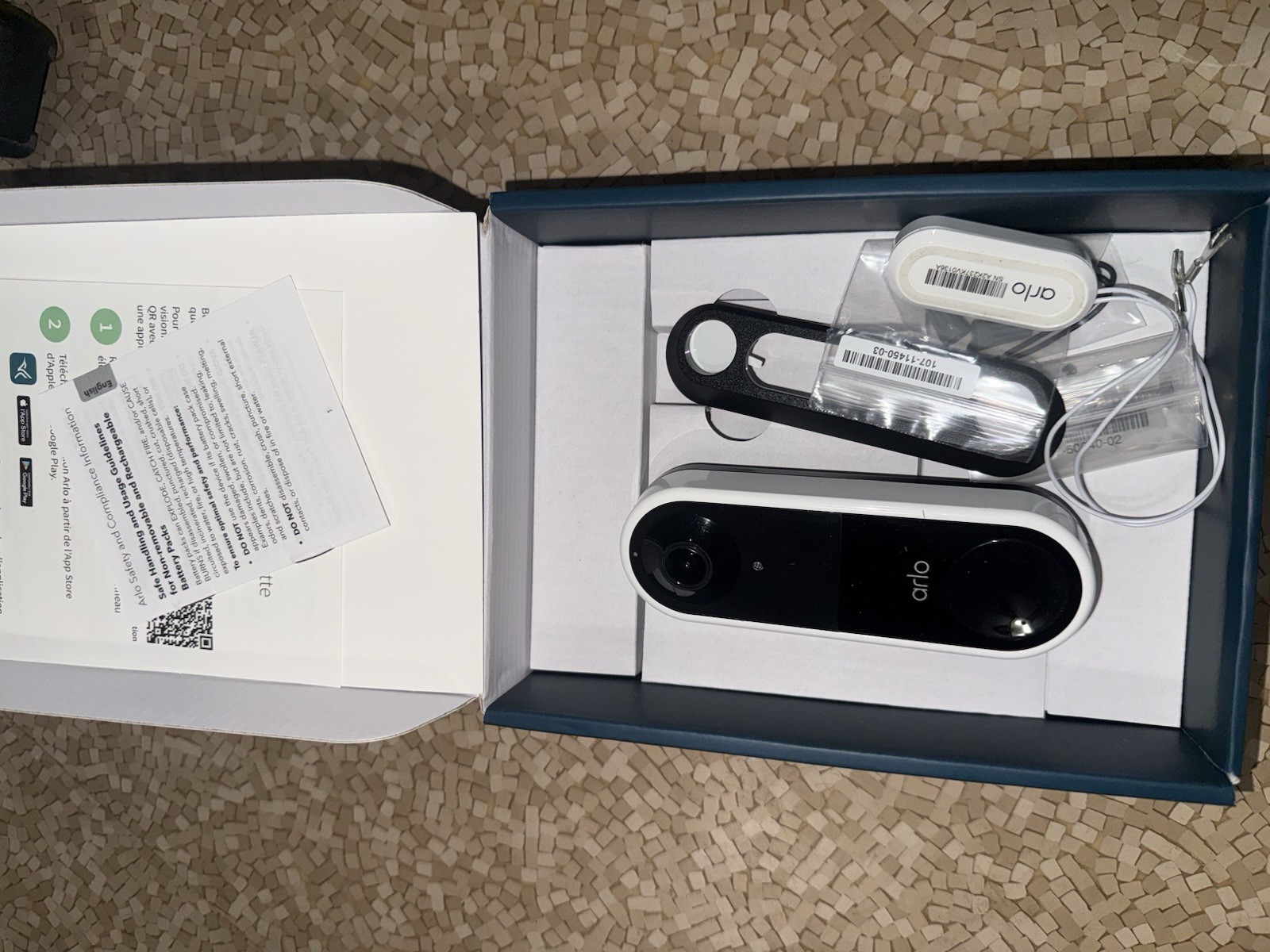 Arlo Smart Doorbell HD Video Wired – Open Box Never Used