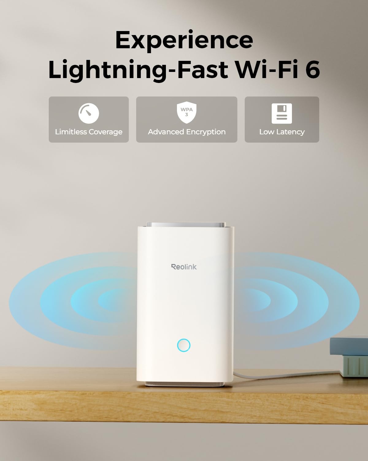 REOLINK Home Hub Centralized Control for up to 8 6.30*3.94*7.76 inches, White