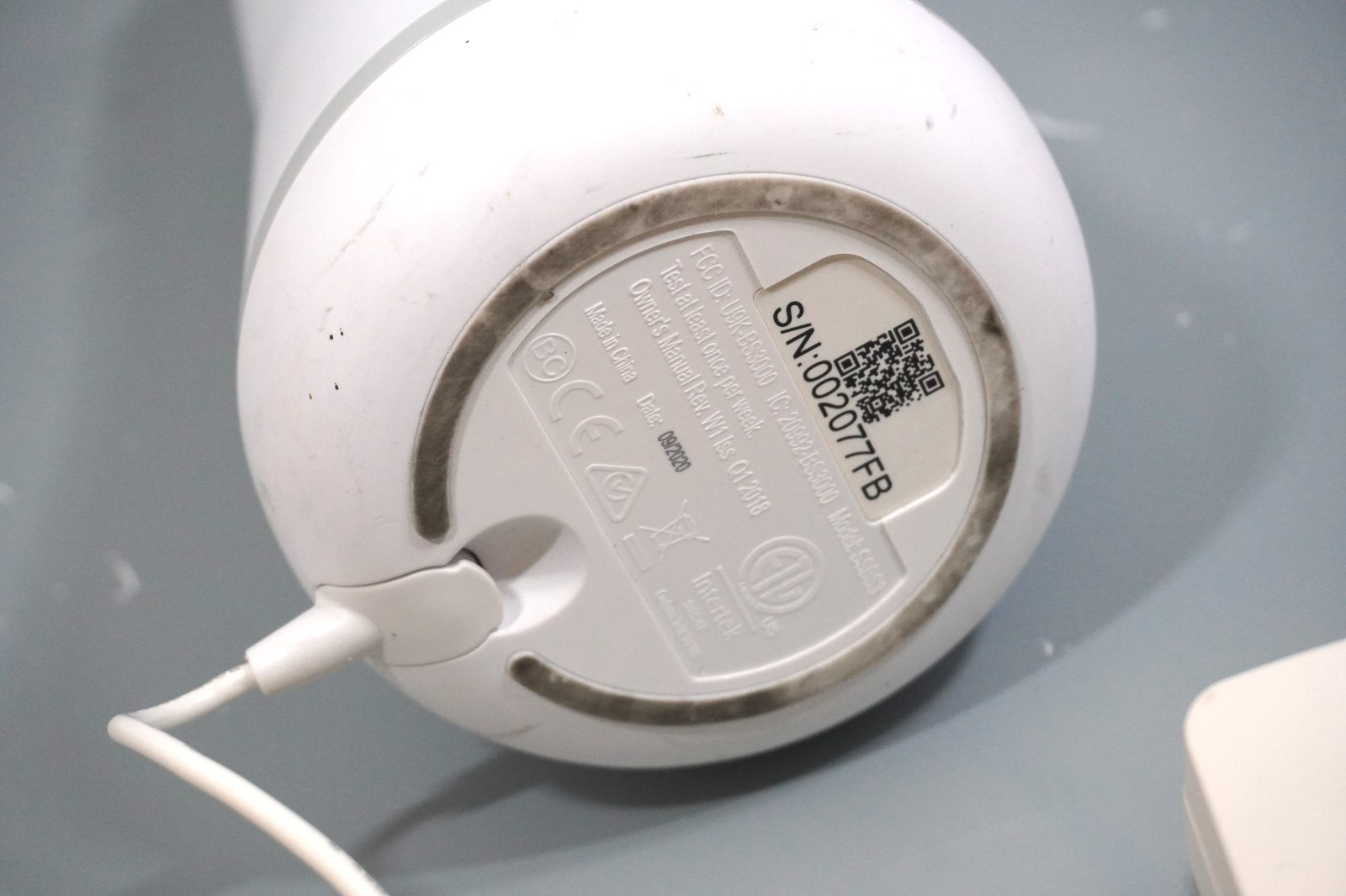 SimpliSafe Home Security System Base Station with Power Cord SSBS3