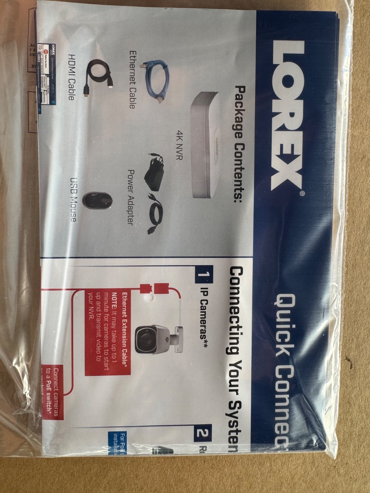 White 4k Lorex Wired Security System with 16 cameras new in box.