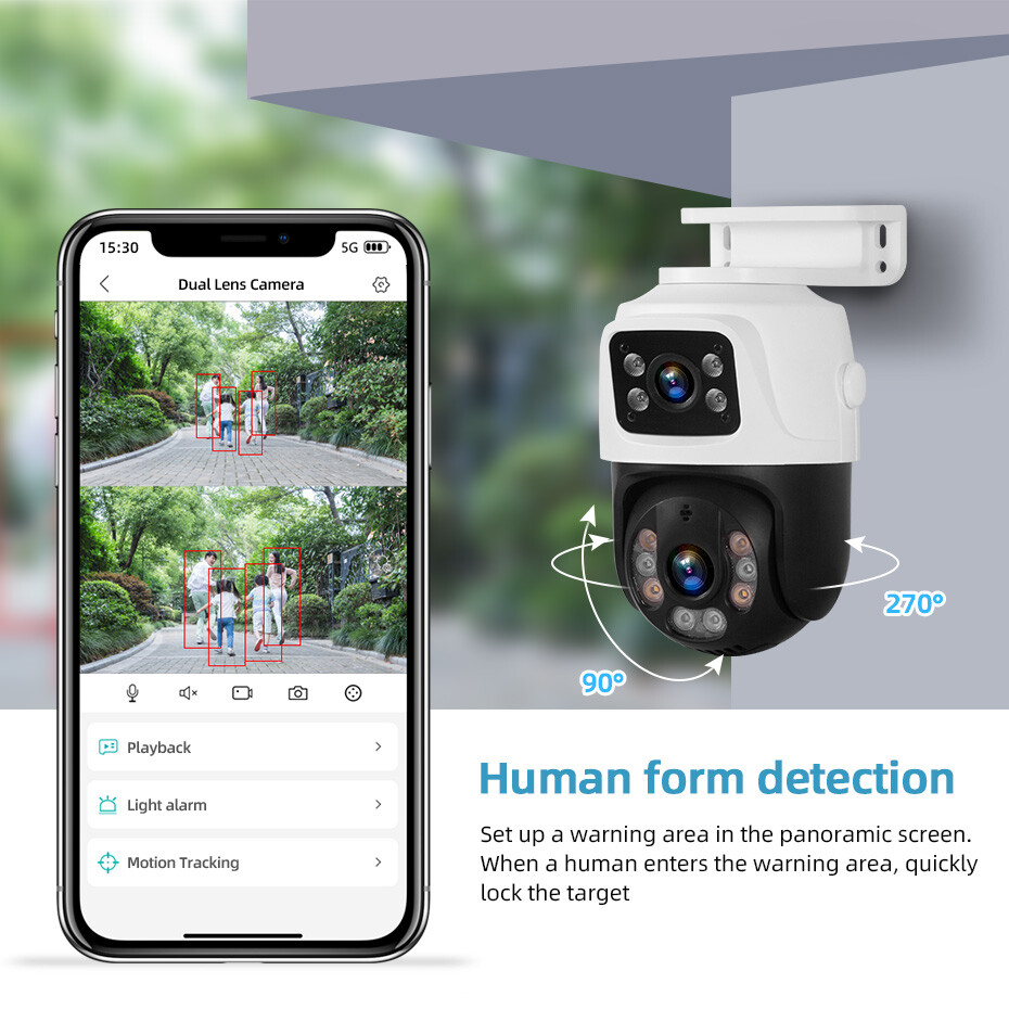 8CH H2.65 NVR 6MP POE Security Camera System Outdoor Home Security Cameras Set