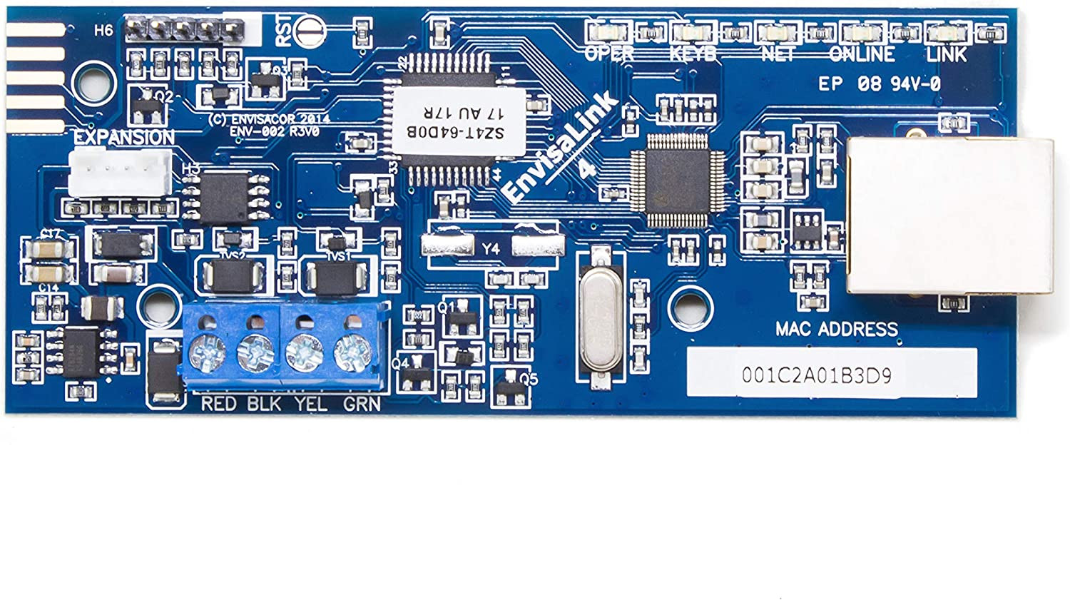 Envisalink EVL-4EZR IP Security Interface Module for DSC and Honeywell (Ademco)