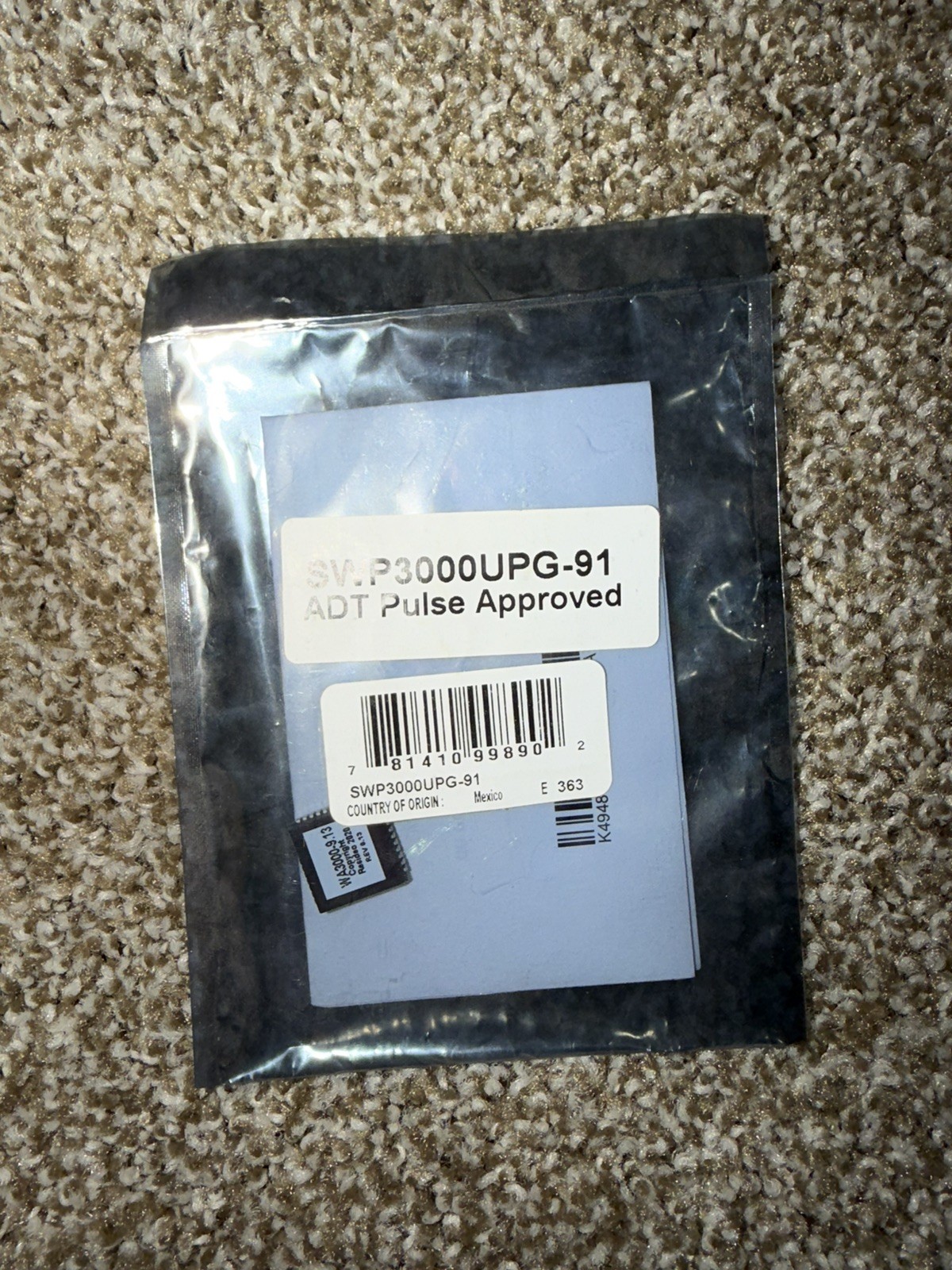 ADT/Honeywell Software Upgrade Kit SWP3000UPG-91