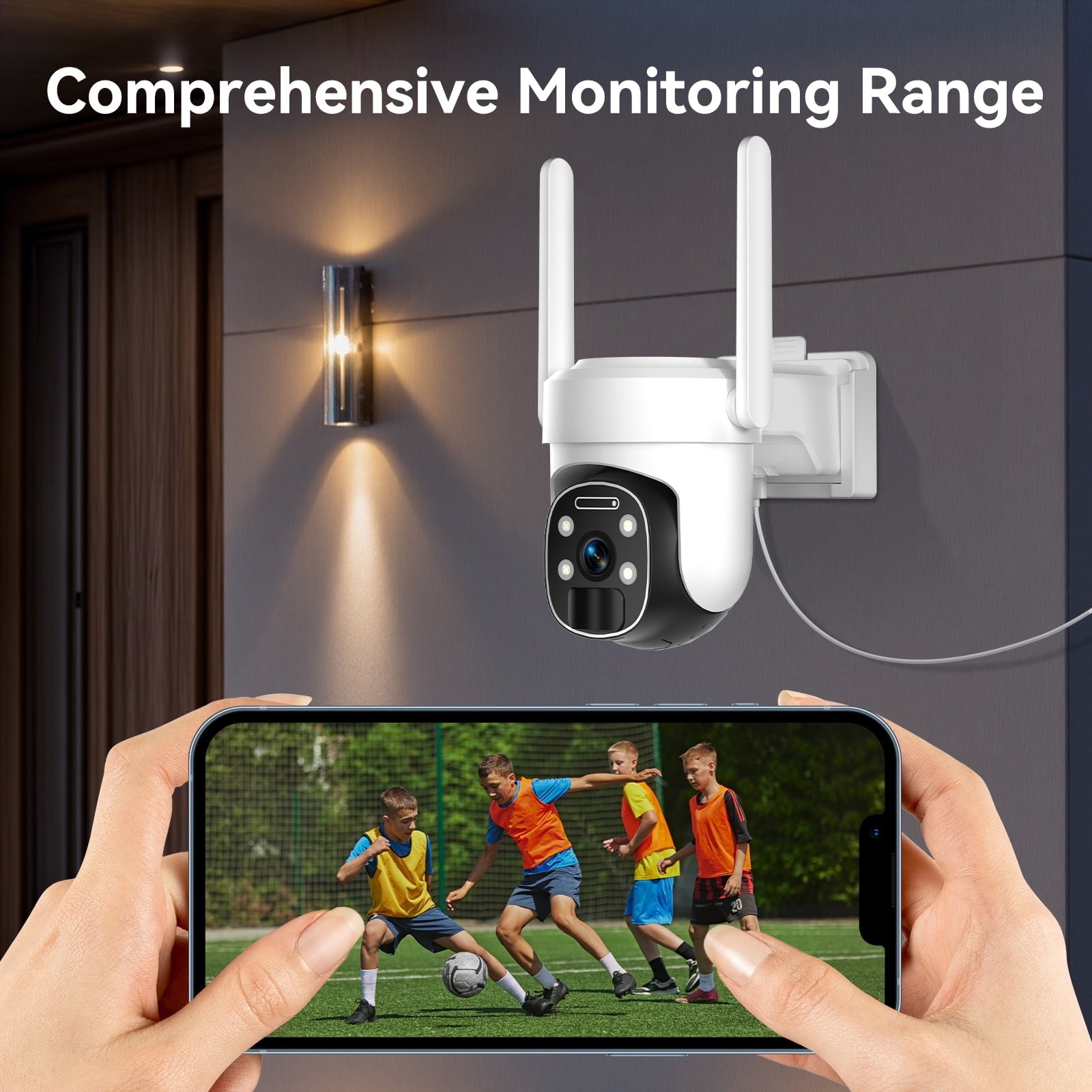 1PACK Solar Camera 4G LTE Wireless Security Camera Outdoor Solar Battery Camera