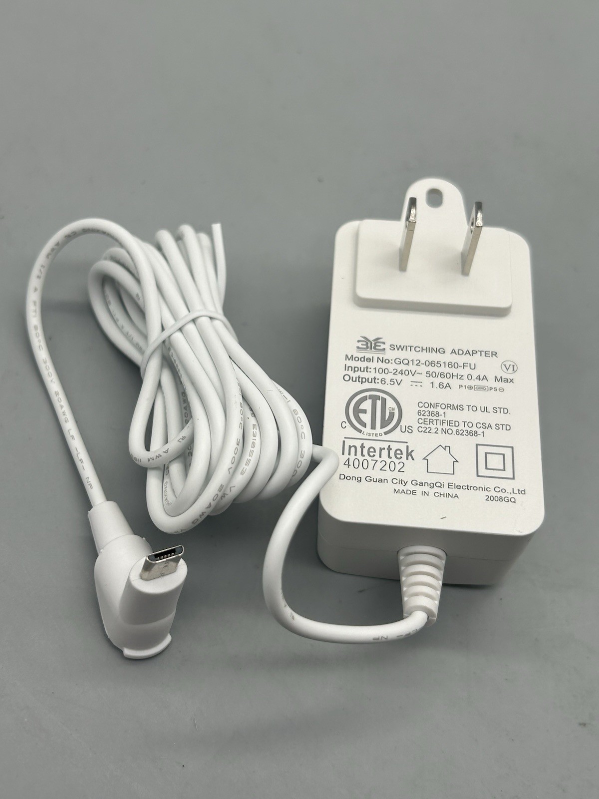 Power Supply Adapter Cord for SimpliSafe Security SSBS3 BS3W Base Station