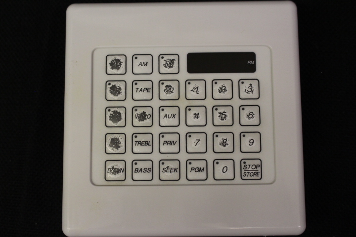 AUDIOEASE TP-Series Touchpad/Keypad, JAYTRON/QC, WHITE, 4.5″ x 4.5″ Box