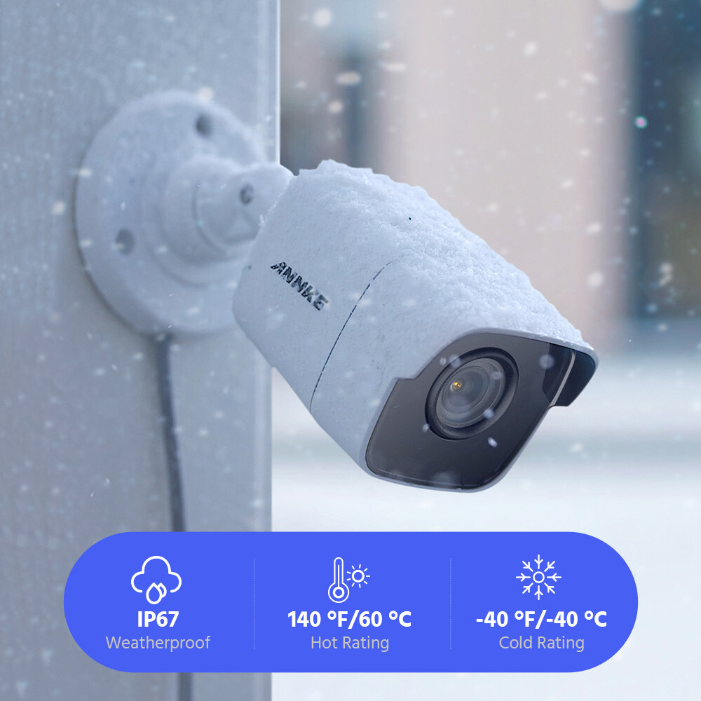 ANNKE 8CH 5in1 DVR 5MP Video CCTV Security Camera System Human Detection H.265+