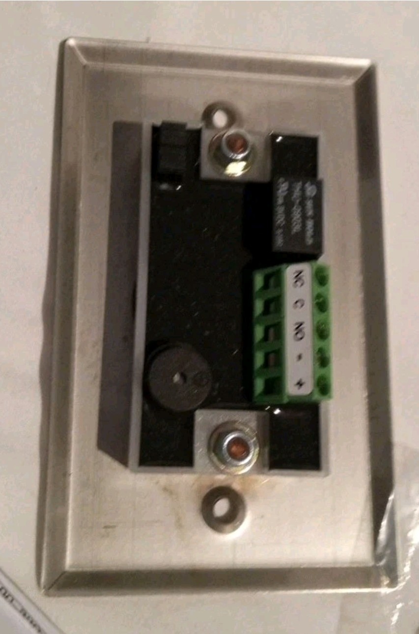 Alarm Controls Nts-1 Exit Motion Sensor, Single Gang, Silver