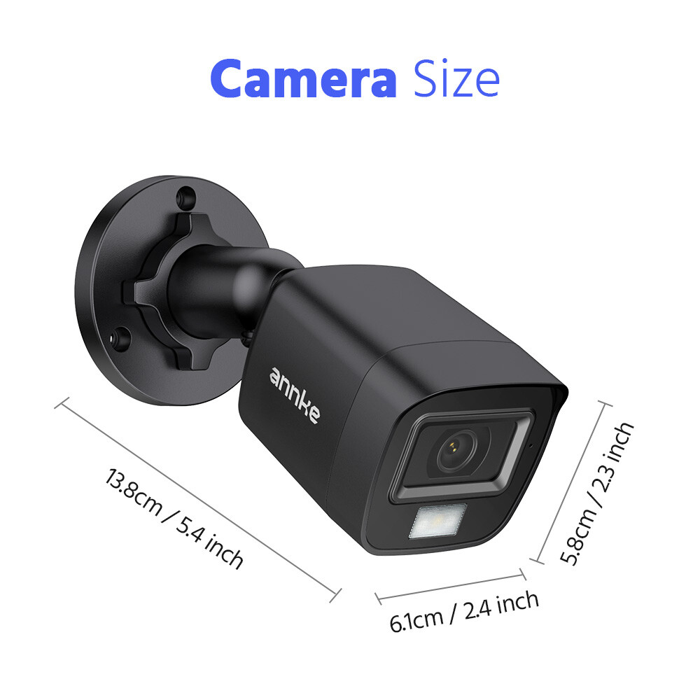 ANNKE 5MP Home Security Camera Outdoor EXIR Night Vision Motion Digital WDR