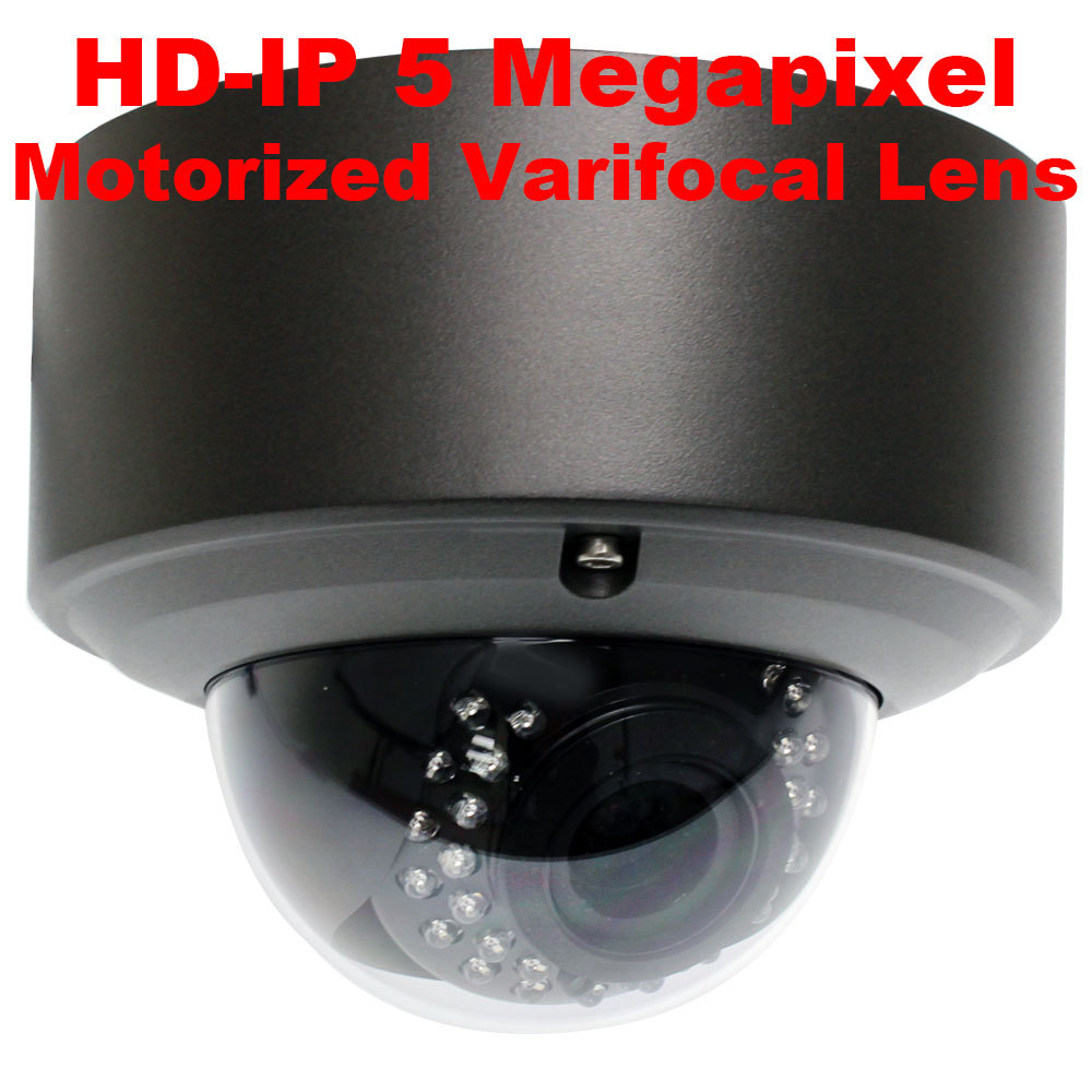 32 Channel H.265 NVR (24) 5MP 4X Optical Zoom PoE IP Dome Camera Security System