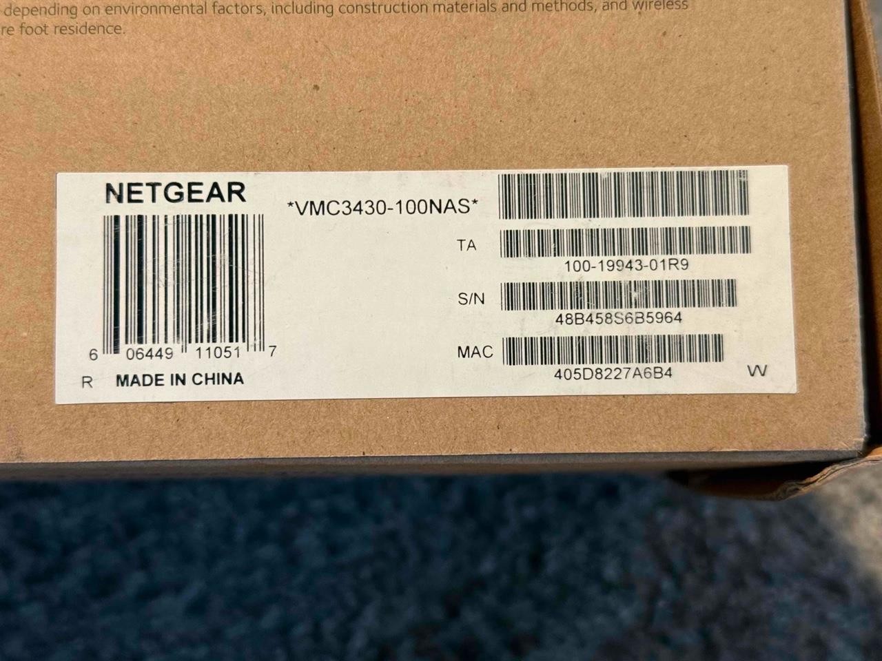 Lot of (4) Netgear Arlo Add-On HD Home Security Camera VMC3030 Set VMC3430