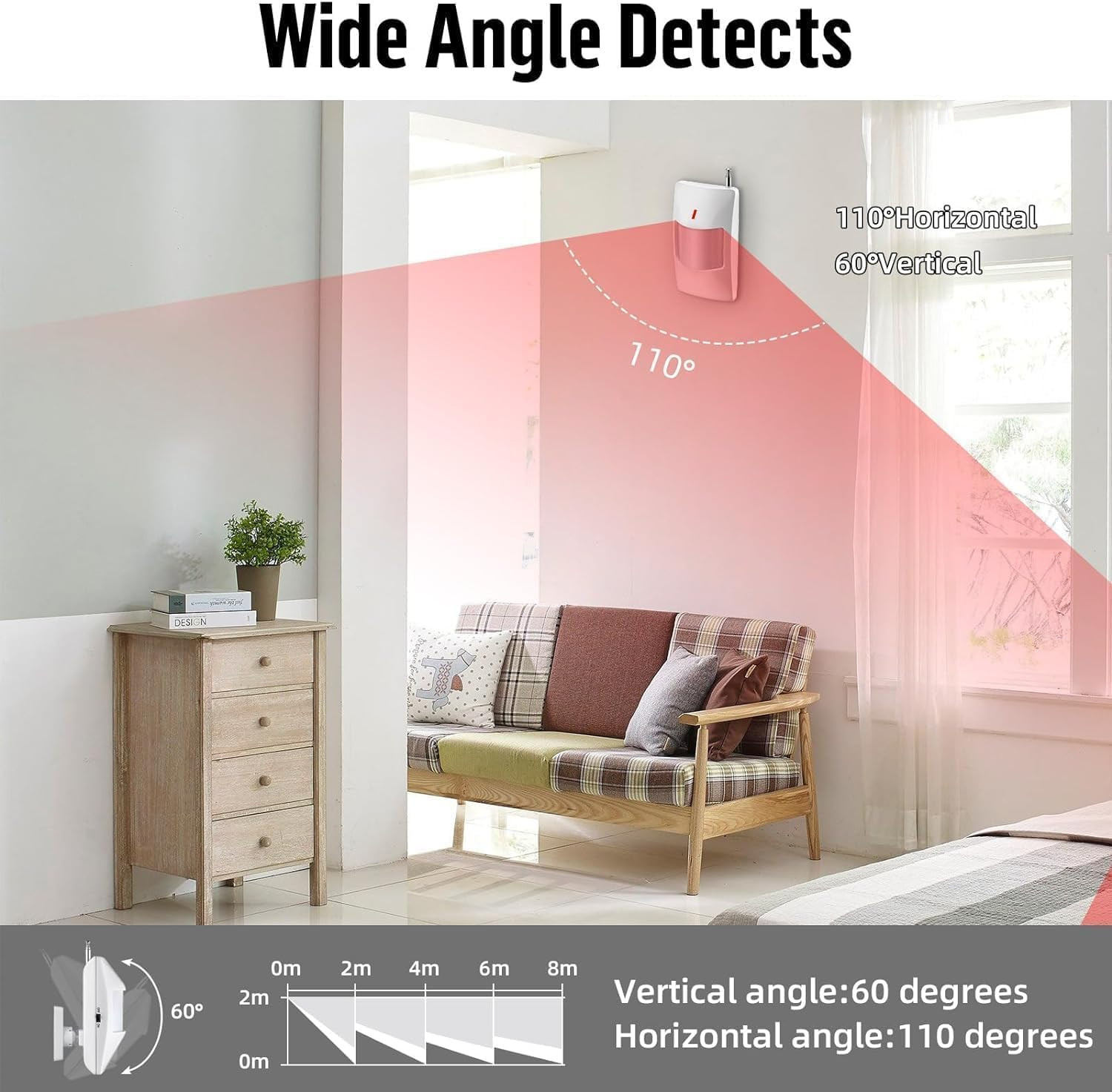 Wifi Alarm System for Home Security, 120Db Wireless Alarm Security System with F