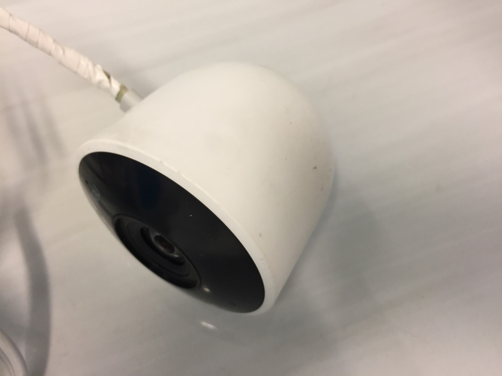Google Nest Cam Outdoor NC2100ES 1st Gen Security Camera and Power Adapter