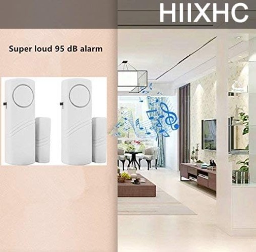 Pack of 10 Wireless Door & Window Alarms with 90 dB Alert for Enhanced Security