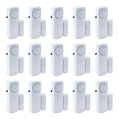 90DB Door Window Alarm – 15 Pack Security Alarms for Kids Safety & Home Protecti
