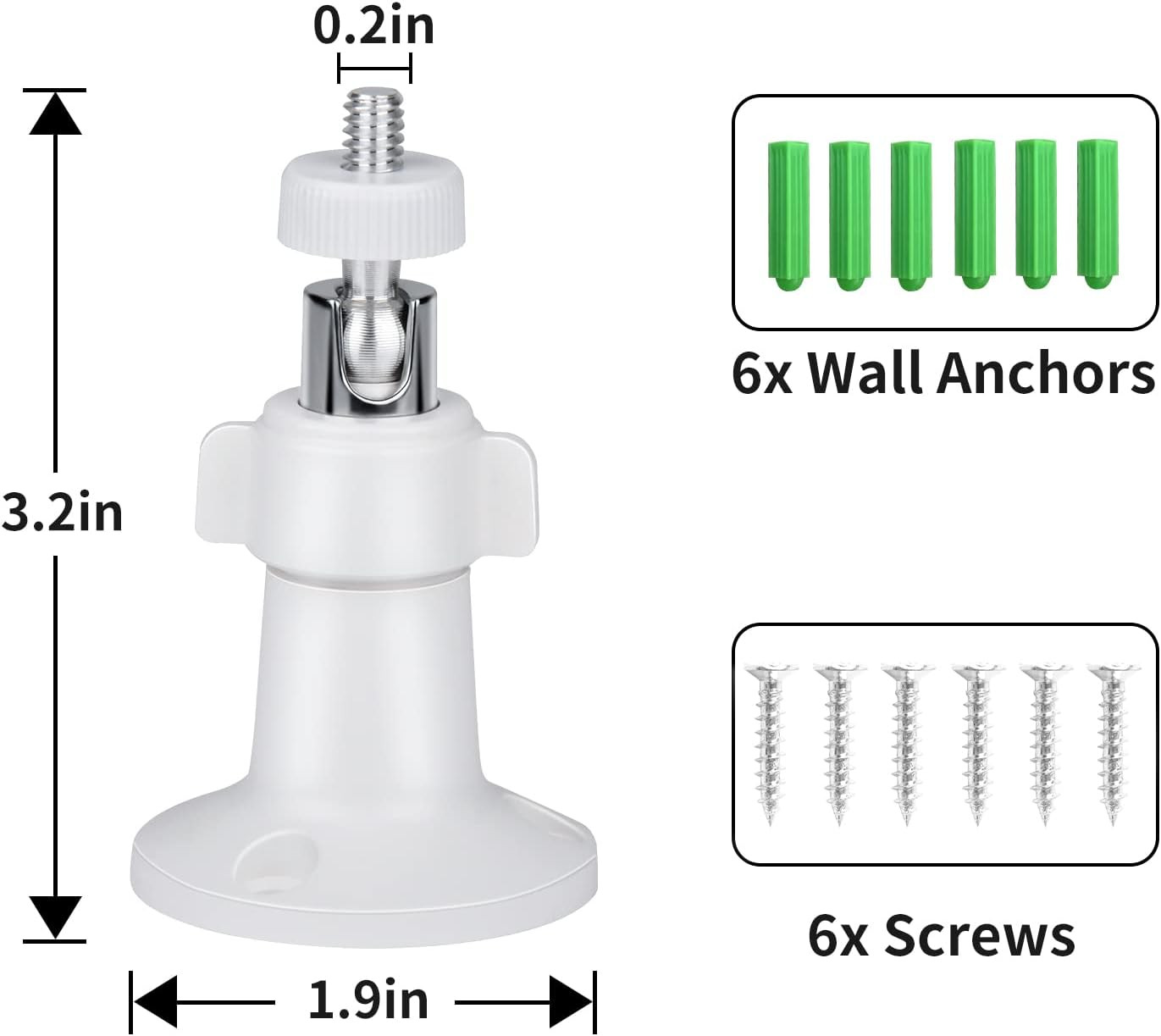 Security Wall Mount for Arlo Pro, Arlo Pro 2, Arlo Ultra, Arlo Pro 3, Arlo Go