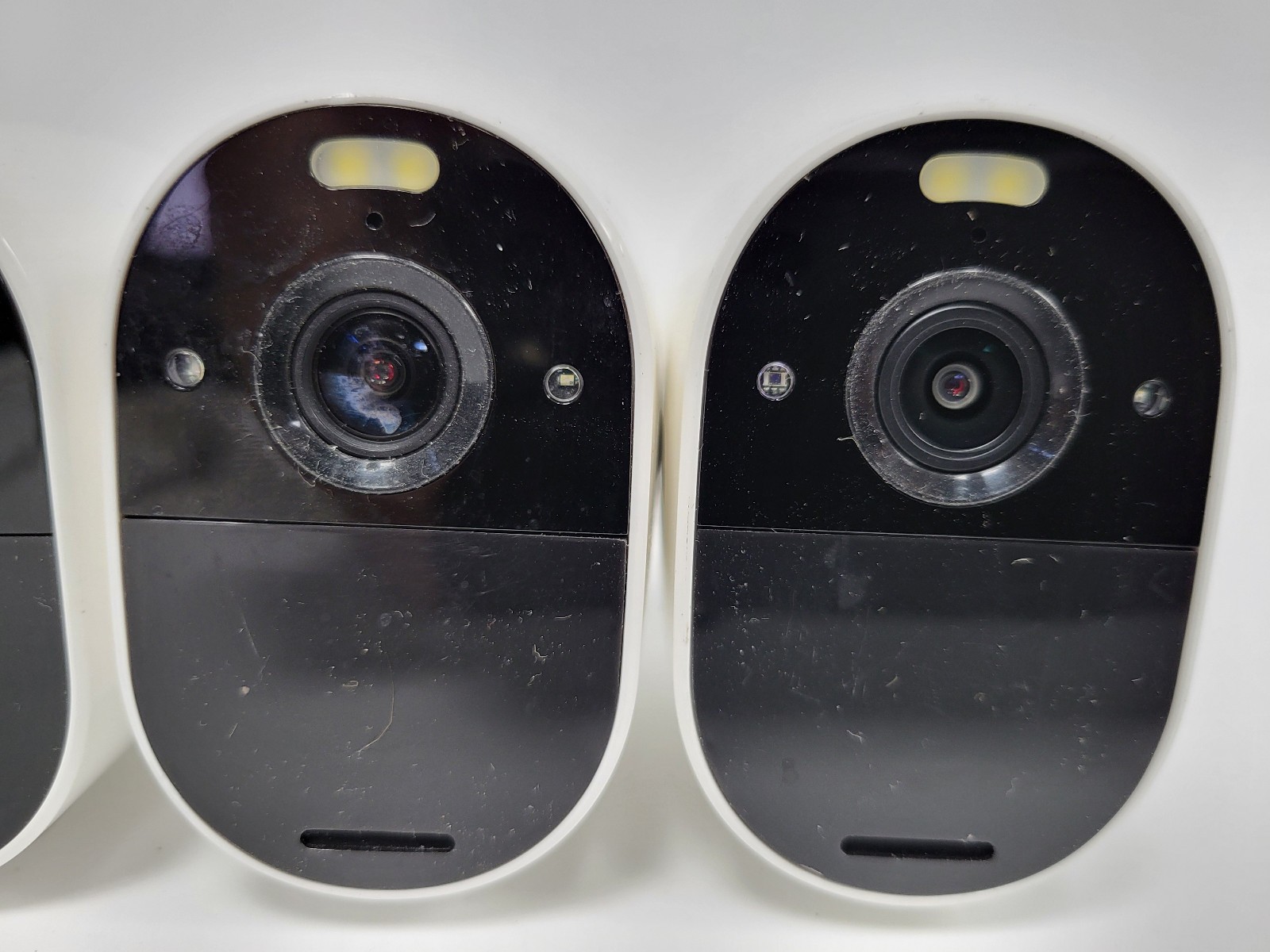 Lot of 4 Arlo VMC2030 Essential Spotlight Camera Parts (LED Light, Untested)