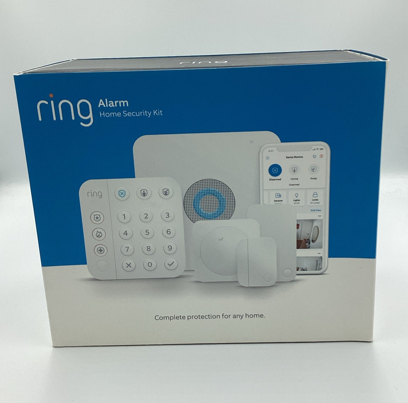 Ring Alarm 8-Piece Security Kit, 2nd Gen Home Security System w/Alexa NEW SEALED