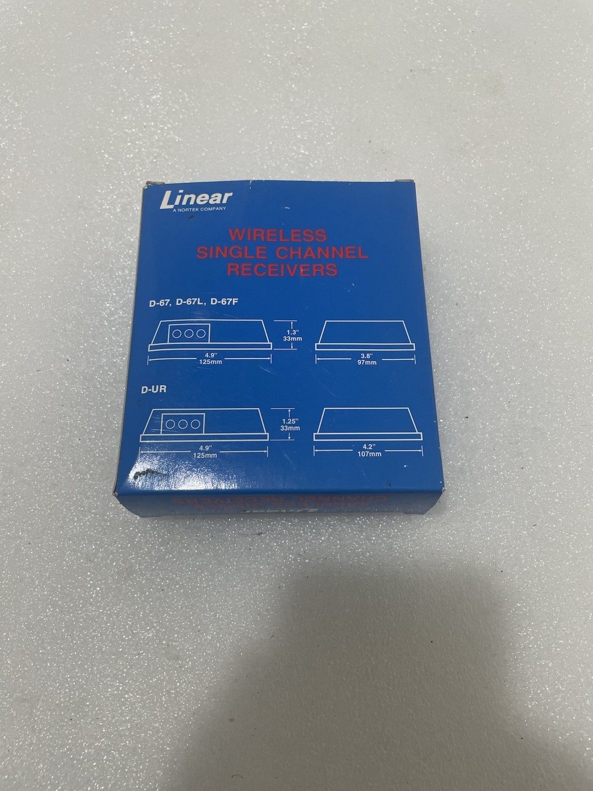 Linear Wireless Single Channel Receiver D67 New