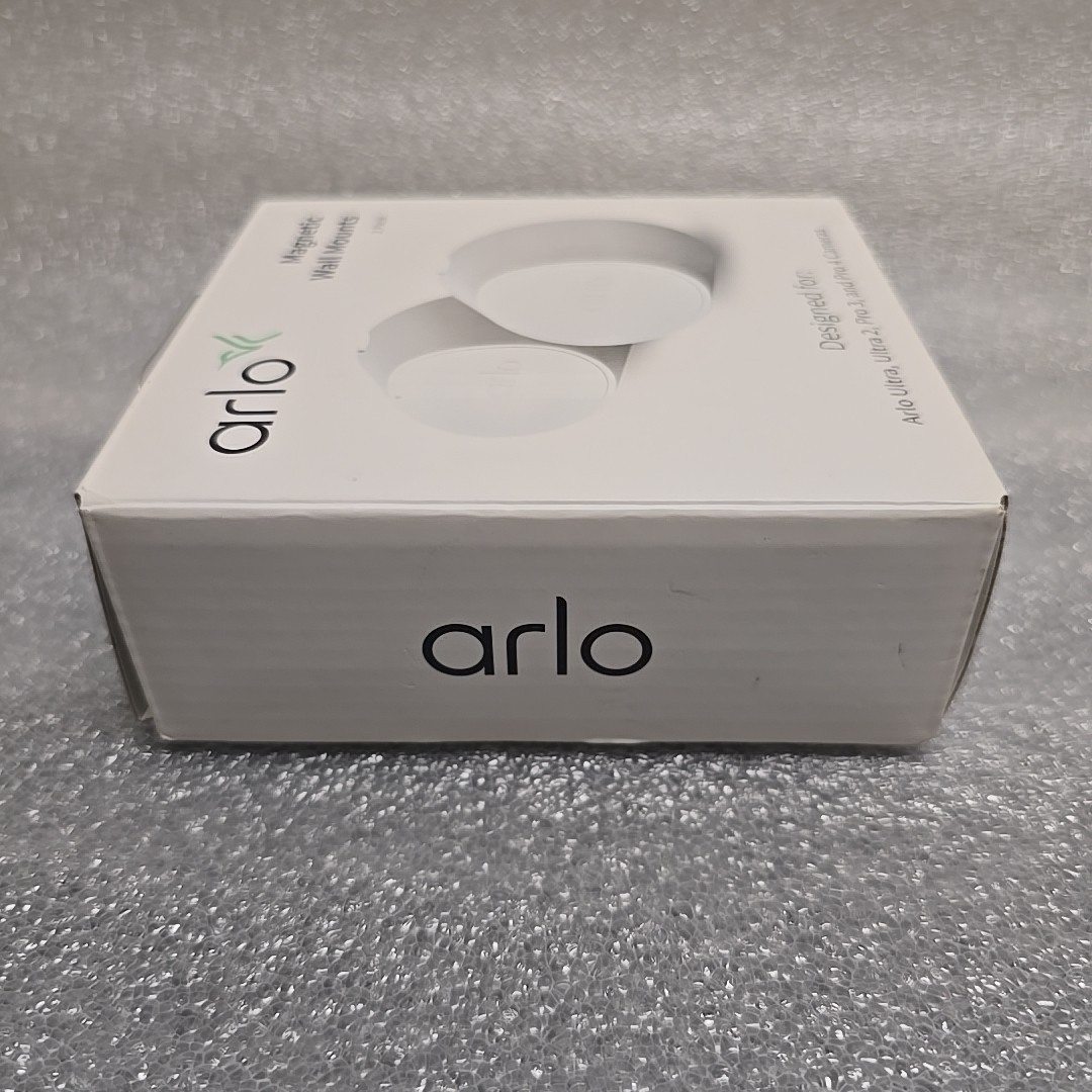 Arlo Magnetic Wall Mounts Set of 2 for Ultra, Ultra 2 Pro 3 & Pro 4 Unused.