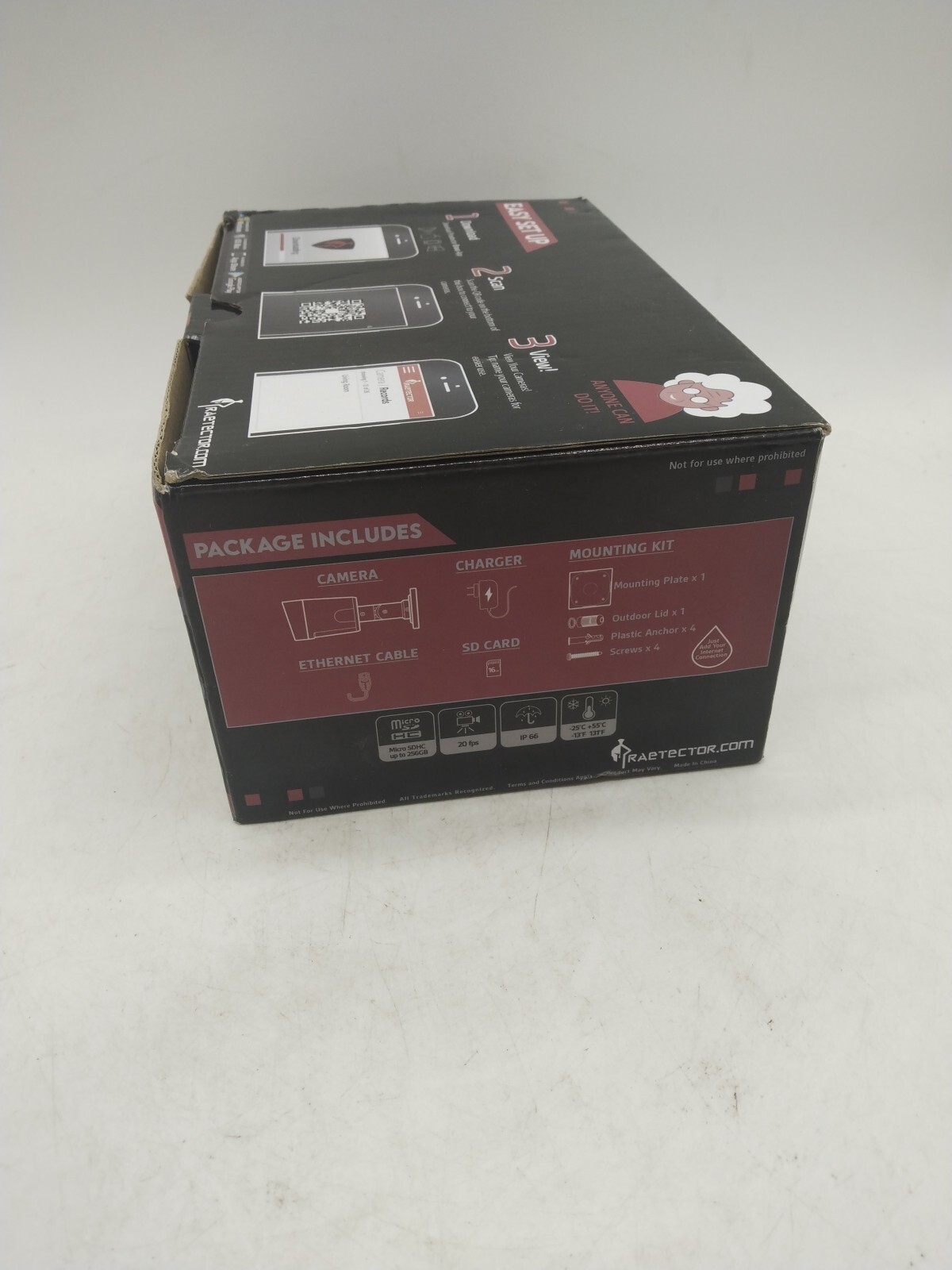 PRAETECTOR CAMERA MODEL BRAVO-10. NEW OPEN BOX 192