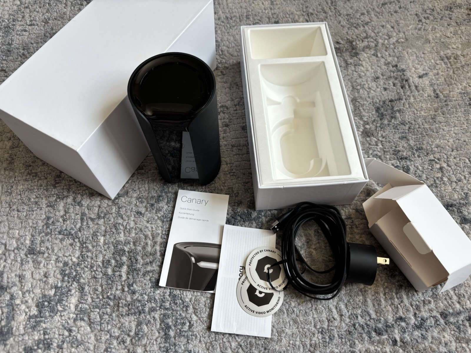 Canary CAN100USBK Smart Home Security Camera – Excellent Working Condition