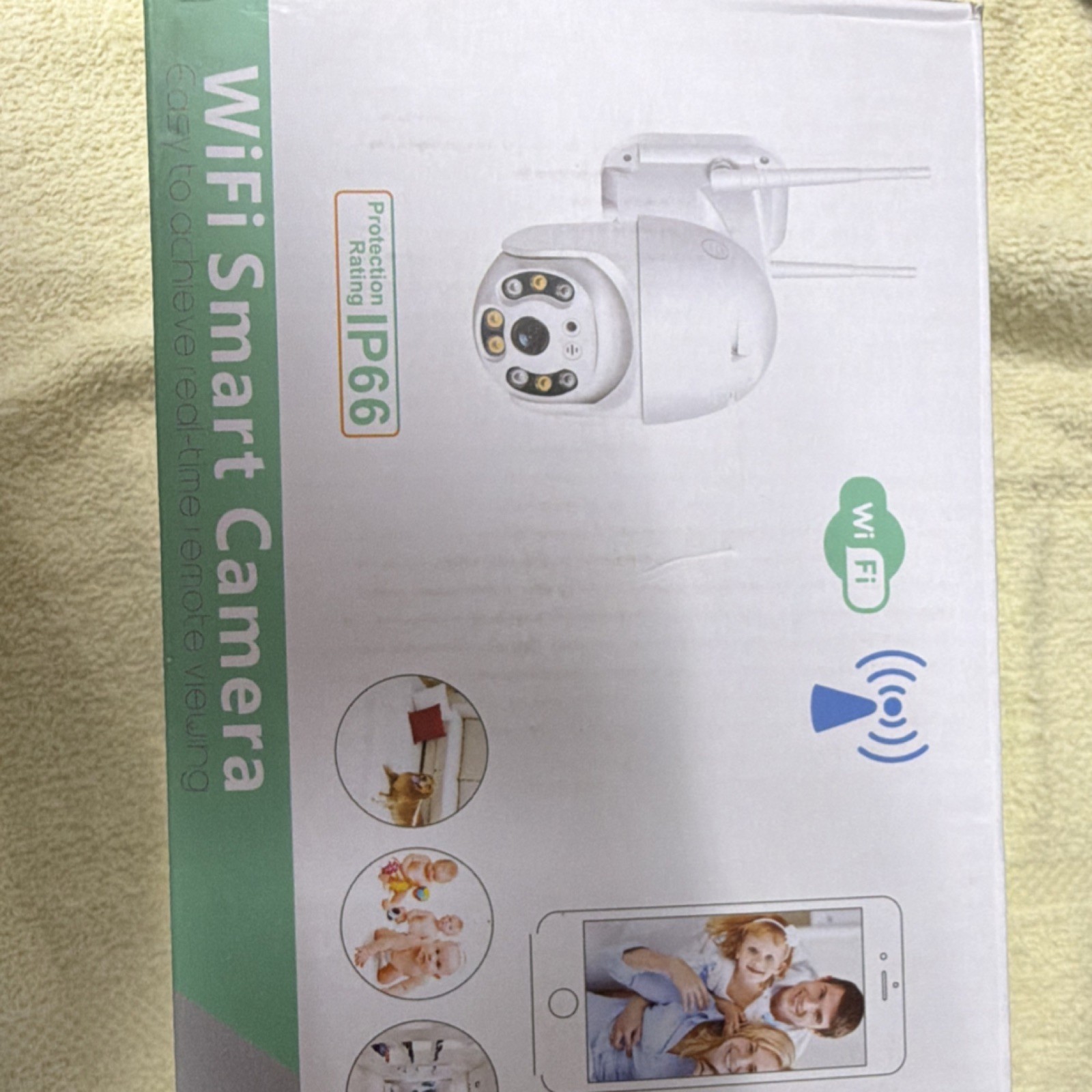 SOULLIFE SL-01 Wi-Fi IP Camera Smart Security System Night Vision IP66 White
