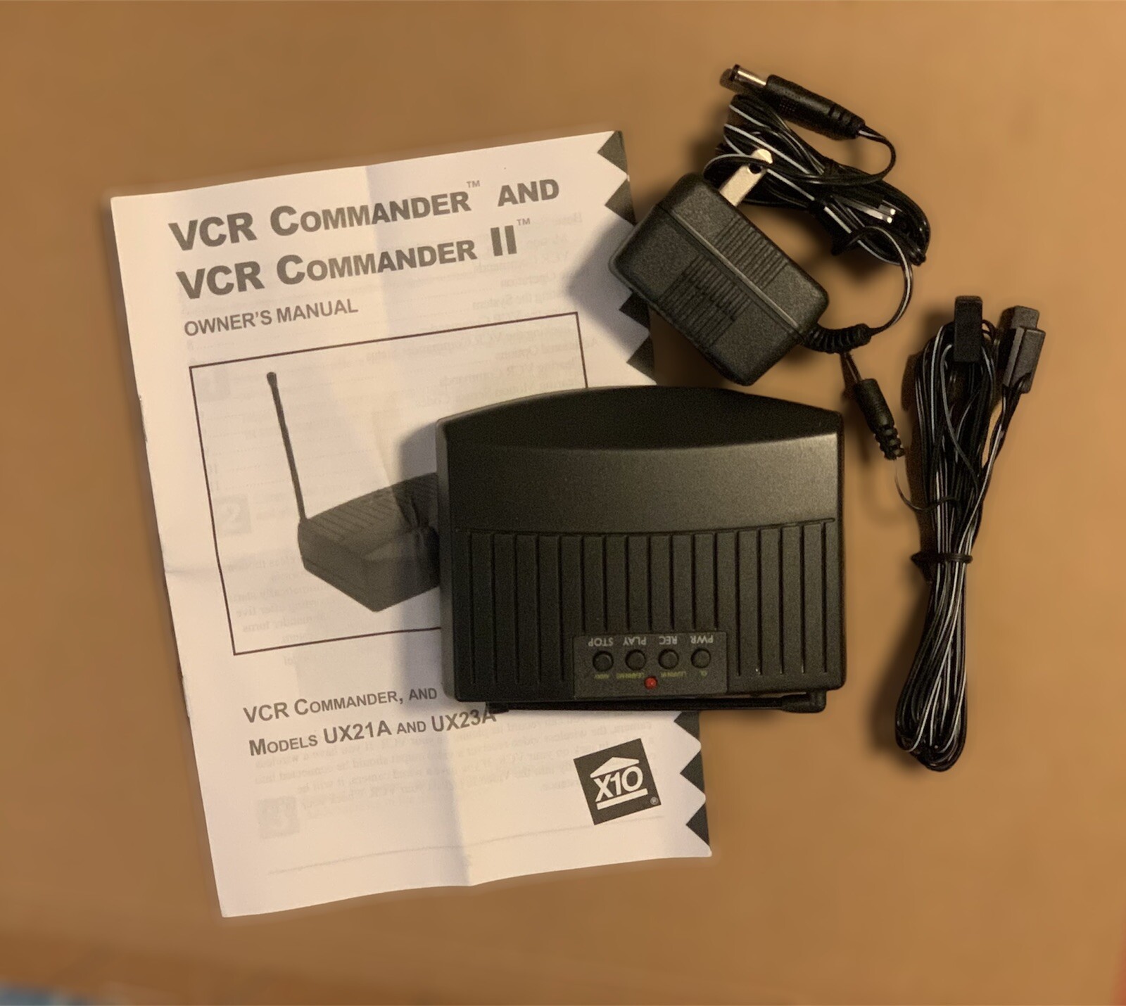X10 X Cam 2 & Wide Eye Wireless Color Camera System XC18A + VCR Commander UX23A
