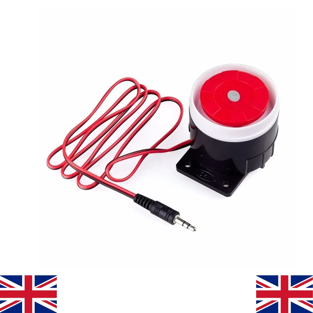 DC 12V 120dB Mini Loud Wired Horn Siren Sound Home Alarm System Indoor Security