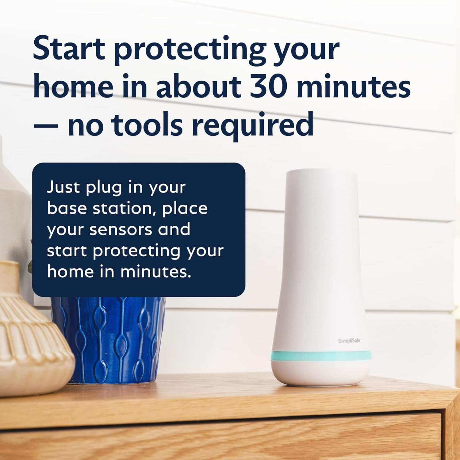Simplisafe 11 Piece Wireless Home Security System Gen 3 with Wireless Indoor HD