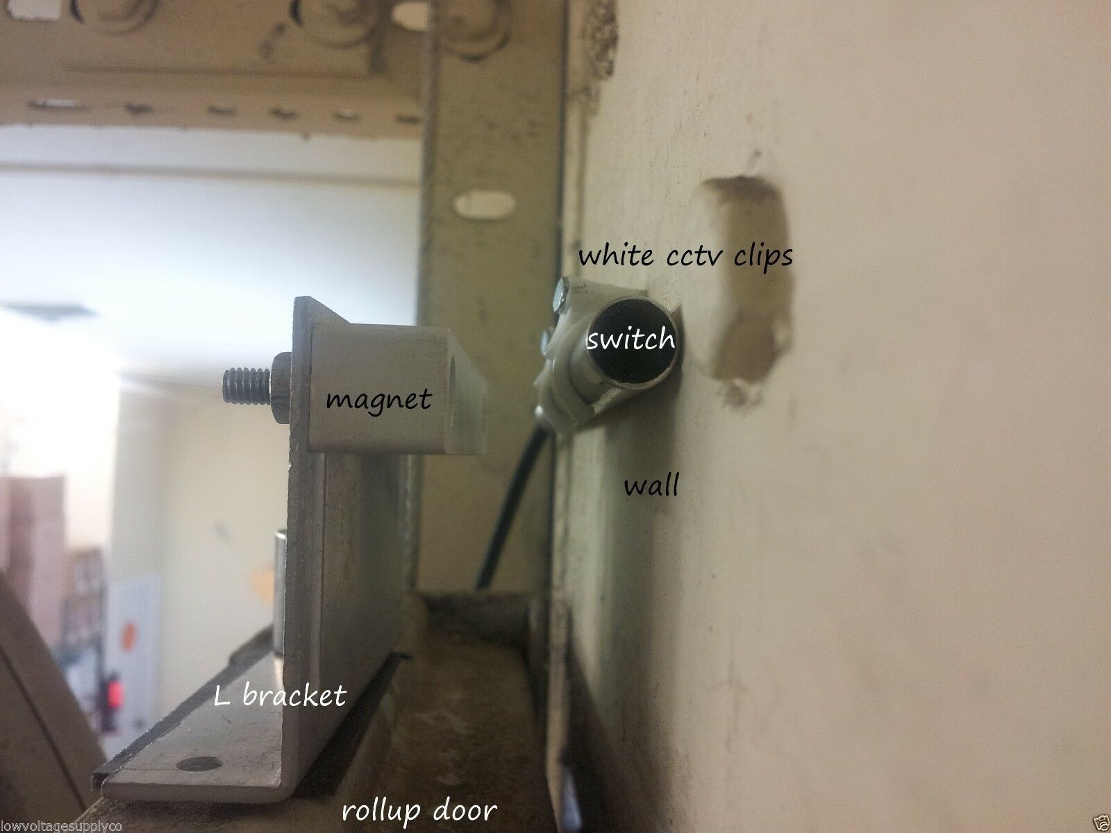 Garage Door Roll-up Security Overhead Alarm DSC Contact Switch