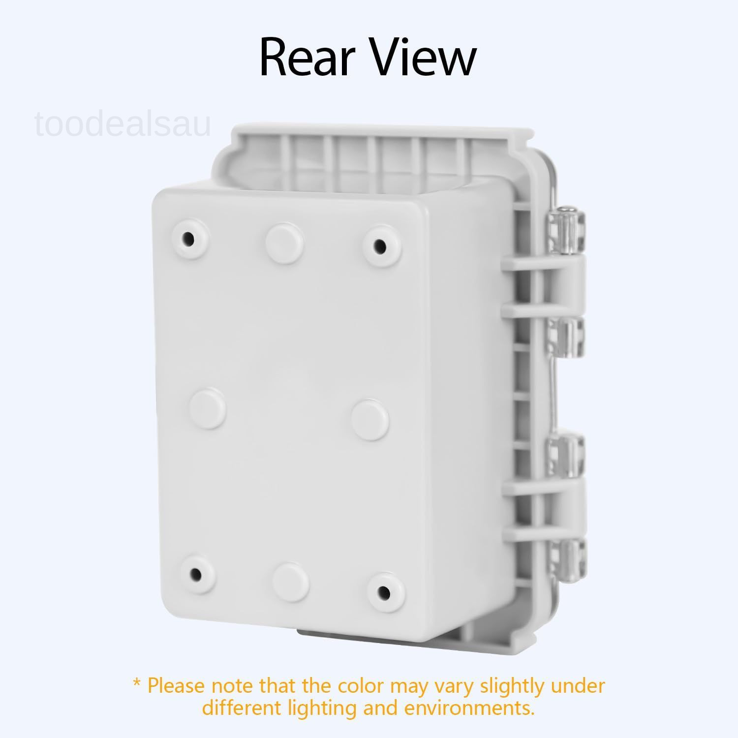 Electrical Box, IP67 Waterproof Hinged 4.7″x3.5″x2.7″, Clear Cover