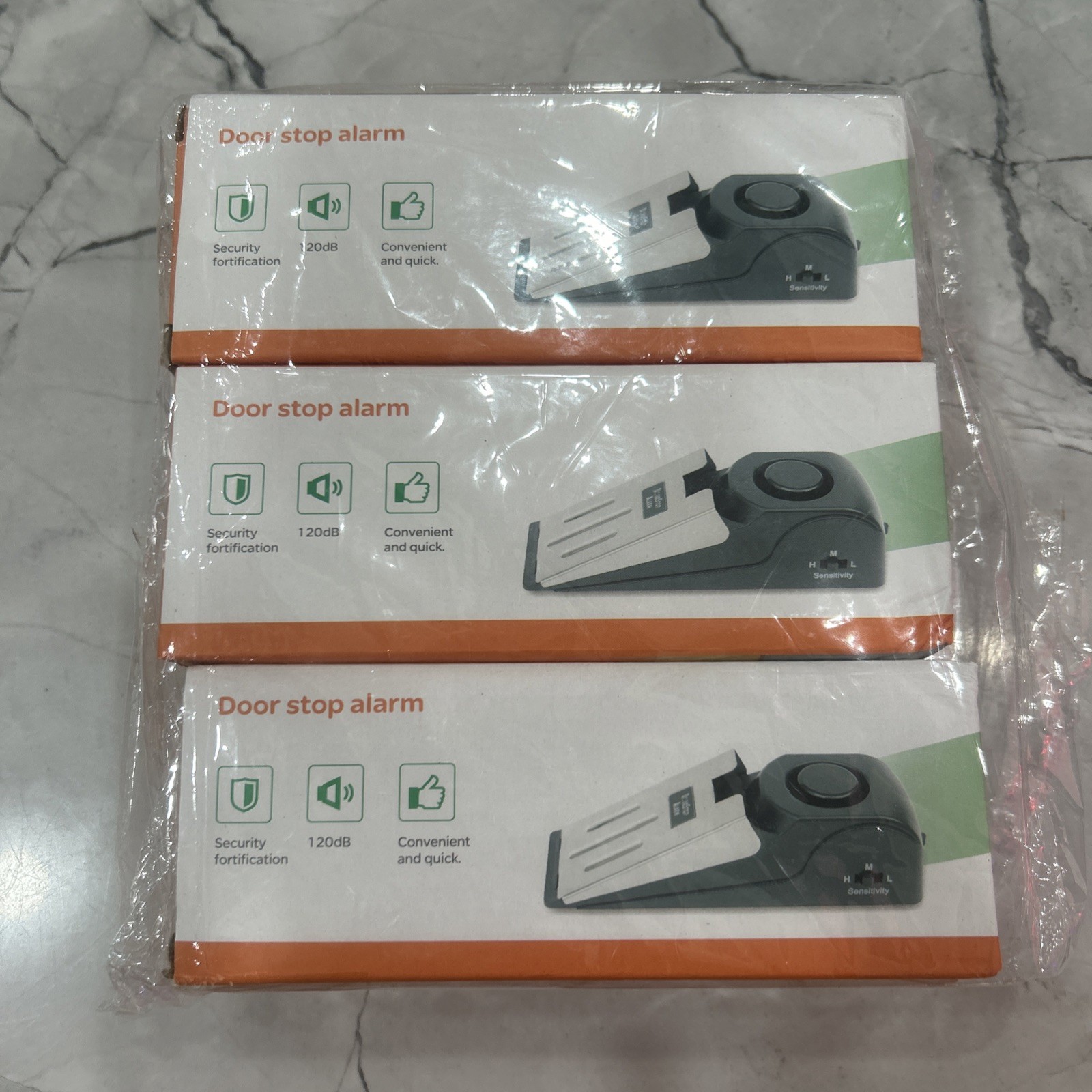 1~3PCS Door Stop Alarm Wireless Door Stopper Alert for Home Travel Security Safe