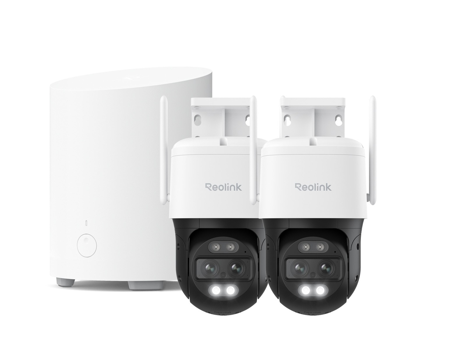 Reolink TrackMix WiFi 4K PTZ Dual Lens Security Camera WiFi 6 with Home Hub Mini