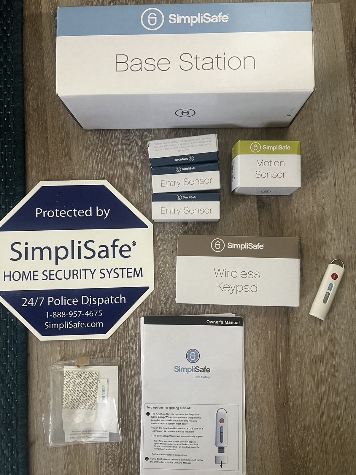 SimpliSafe 7 Piece Wireless Home Security System – White